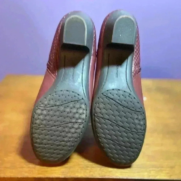 Rockport Women's Brynn Ruched Maroon/Brown Ankle Boot Size 7.5‎ - Picture 6 of 9